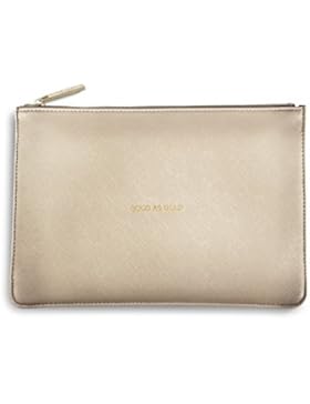 Katie Loxton perfekt Tasche Clutch Metallic Gold–Good As Gold