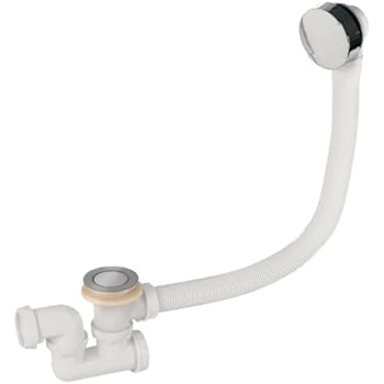Wirquin 30724541 - Set di scarico per vasca da bagno Black Touch con