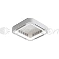 GREENCON Cassette Bladeless Ceiling Fan with Lights, 3 LED Lighting Modes, 6 Speeds, Ceiling Mount, Silent Operation, White