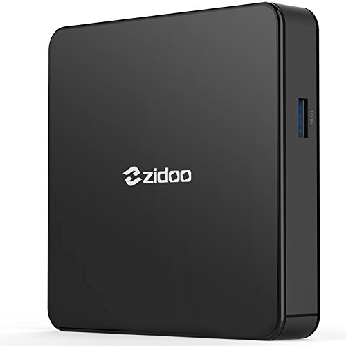 TV Box Android 7.0 Zidoo X7 Media Player con Quad Core 2GB/8GB Wireless Wifi Dual Band AC 4K HDR USB 3.0