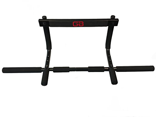 GRAVITY BOOST® Ultimate Pull Up - Einstellbare Klimmzugstange aus 100% verstärktem Stahl (EN ISO 20957-1) - Frustfreie Montage am Türrahmen ohne Schrauben - Inklusive Gratis Trainingshandbuch! - The Bodyweight Training System® (Türrahmen - Türreck - Klimmzug)