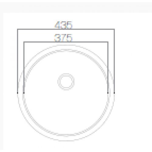 Edelstahl Einbauspüle I Küchenspüle / Spülbecken MIZZO Sino 435 /Runde Einbauspüle 42cm. - 2