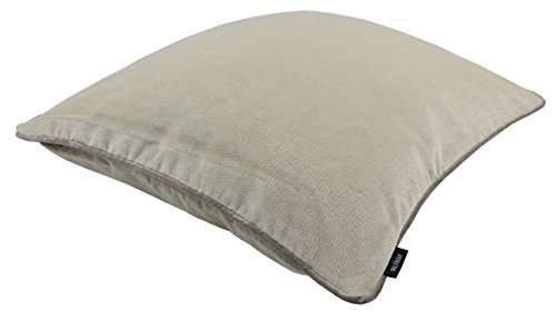 McAlister Textiles Luxury simple Matt Samt Kissen mit Polyester Füllmaterial,, 40cm x 40cm, Champagner Gold - 2