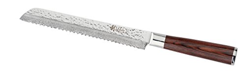 Wakoli Damastmesser (Brotmesser) japanischer Damaststahl VG-10, mit Holzverpackung, Wakoli Deluxe Serie - 2