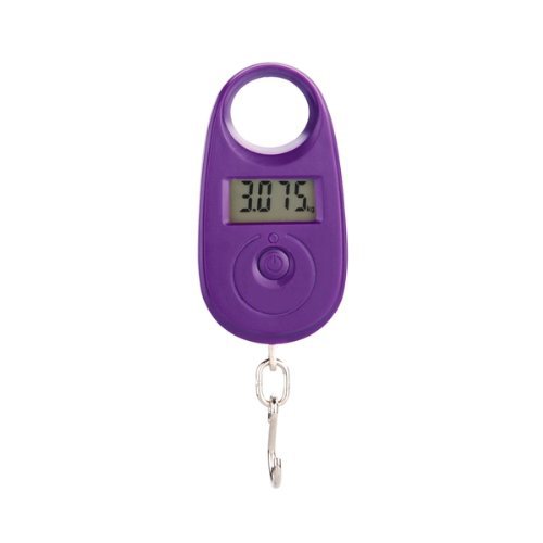 Sonline 25kg/5g Digital Haengewaage Fischwaage Kofferwaage Federwaage Gepaeckwaage Violett - 3