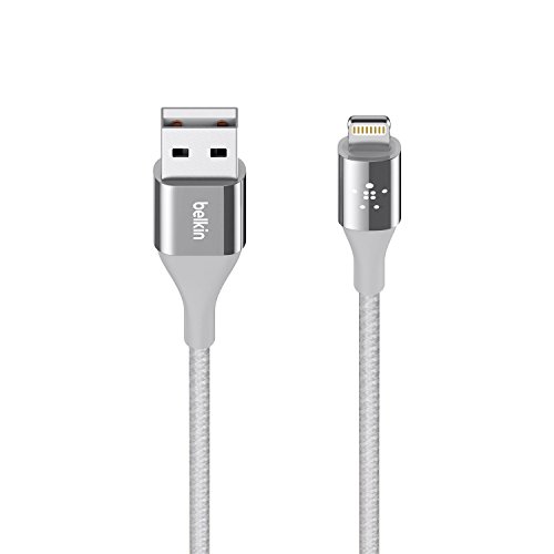 Belkin Duratek Premium Lightning-/USB-Sync-/Ladekabel (mit DuPont Kevlar für iPhone und iPad, MFI-zertiziert, 1,2 m) silber - 5
