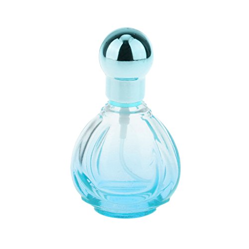 20ml Mini Perfume Spray Bottle Pressed Atomizer Refillable Travel Gift - Blue