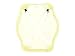 Natural SHEEPSKIN RELUGAN Booster car seat cover liner mat cushion pad Universal Graco (Shape 1)