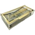 ChoiceHub Gifts Acrylic Money Gift Box with Golden "Congratulations" Inscription, 16x8x4 cm - Perfect for Gifting Cash, Haq Mehr, Jewelry, and Small Keepsakes