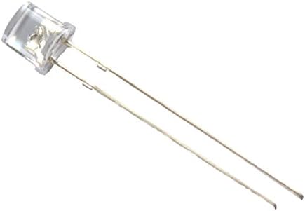 WholesaleLed 2Pin 5mm Flat top Led Light (Red) Pack of 1000