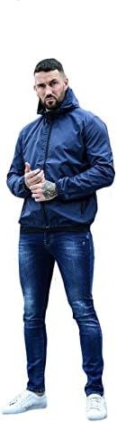 Loyalty &amp; Faith Mens Lightweight Windbreaker Hooded Jacket Hoody Stylish Fashion Coat