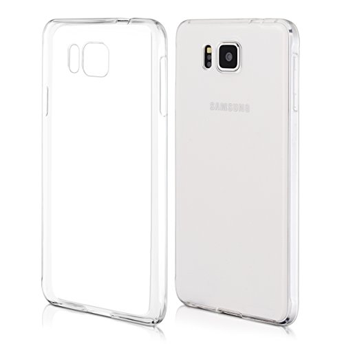 kwmobile Funda para Samsung Galaxy Alpha - Carcasa Protectora de  TPU  para m  vil - Cover  Trasero  en  Transparente 