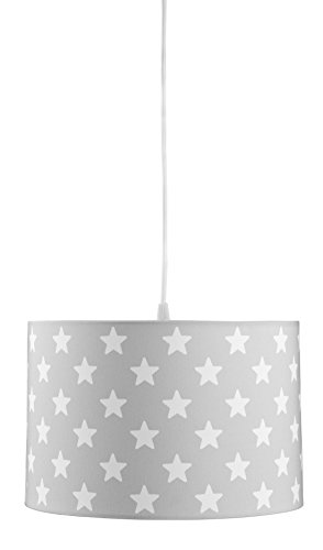 Preisvergleich Produktbild Woodega - Kids Concept- Deckenlampe STAR Kinderlampe Kinderzimmer Sterne, Ø30x20cm, Grau