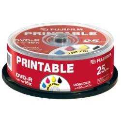 FUJI 25xDVD-R 4,7GB 120Min full printable ink white Cake Box