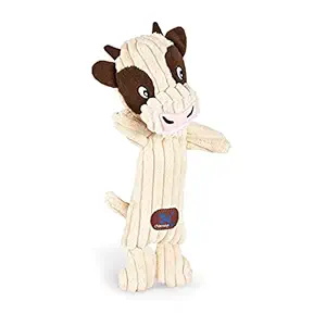 Charming Pet Heads Pet Squeak Toy, Cow