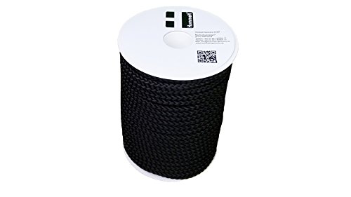 Preisvergleich Produktbild Hummelt® SilverLine-Rope Universalseil Polypropylenseil 8mm 50m schwarz auf Rolle