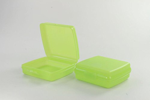 TUPPERWARE To Go Sandwich-Box limette (2) Brotbox Schule Pausenbrotbehälter A126 15193 - 2