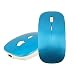 Produktbild EONHUAYU Bluetooth Mouse, 3.0 Portable Maus mit Wiederaufladbare Wireless USB Maus Leise und Ruhig Click für Notebook, PC, Laptop, Computer, Windows/Android Tablet, MacBook (Blue)