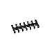 Produktbild E22 12-Slot Kabelkamm 4mm groß - schwarz