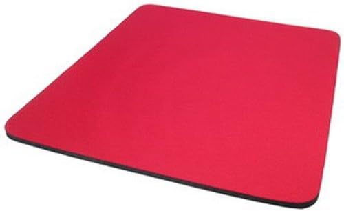 Quality Plain Fabric Mouse Mats / Pads - Red