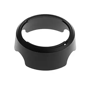 SUPERNIC EW-63C Flower Lens Hood for Canon EF-S 18-55mm f3.5-5.6 IS STM Black with microfiber cloth