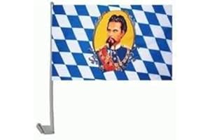 Everflag Auto-Fahne: Bayern König Ludwig