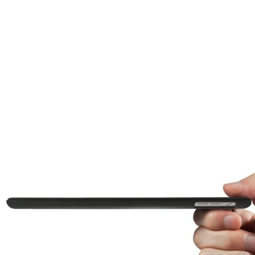 Khomo iPad Air 1 Hülle Case Schwarze Schwarzes Gehäuse mit doppelten Schutz ultra dünn und leicht, Smart Cover – Dual Black - 7