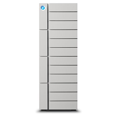 LaCie 12big Thunderbolt 3 – 120 TB, Hardware-RAID 0 / 1 / 5 / 6 / 10 / 50 JBOD , 2 x Thunderbolt™ 3, 1 x USB-C - 3