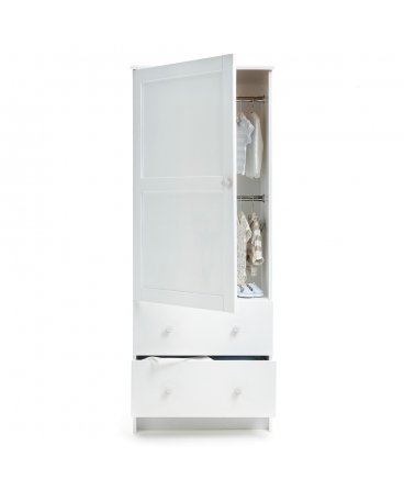 Obaby Single Wardrobe (White)
