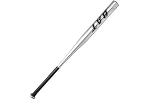 Farsler Mazza da Baseball, 63,5 cm Mazze Sport Softball Resistente, per Esercizi di Adolescenti e Adulti (d'argento)