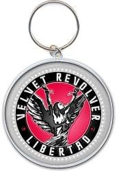 Velvet Revolver Circle Logo Keychain 100% Original Official Licensed Products