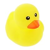 MagiDeal 10 Stück Baby Badespielzeug Quietscheente Gummiente Gelbe Enten - 8
