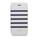 Produktbild Jean Paul Gaultier Klappetui Bookstyle Sailor Weiß/Blau für Apple iPhone 5/5S