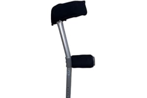 COMFY CRUTCH COVERS Crutch Handle Hand/Arm Covers - Sleeves - Cuffs - Pads - Crutches - Pair - Choice Of Colours/Designs - Multi Black Spot, Blue, Pink, Red, Purple, Black, Grey, Pink Star