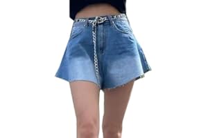 Laphilo Pantaloncini Shorts Corti Jeans Donna con Decorazioni, Graffi e Strappi; Articolo & Stili Vari (cod. V851, 835, 090, 140)