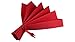 Produktbild Sepkina Fächerservietten hochwertige Servietten Fertigservietten Dekoration Hochzeit Hochzeitsdekoration Hochzeitsservietten uni rot Fertigservietten (50, S-FC-009-Rot)