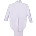 Dressy Daisy Baby Boys' 5 Pcs Set Jacquard Cummerbund Formal Tuxedo Suits With Tail Wedding Pageboy Outfits Size 12-18 Months White