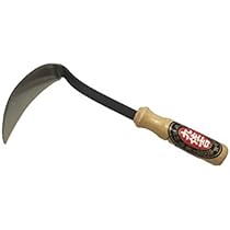 Coupe-bordure Manuelle Demi-lune QWORK - Avec Dents De Scie Et Poignée En T, Pour Bordures De Pelouse - 4