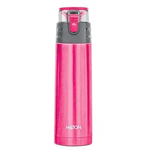 Milton Atlantis 600 Thermosteel Hot and Cold Water Bottle, 500 ml, Pink