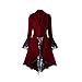 Produktbild Damen Steampunk Gothic Barock Anzug Jacke Mantel Viktorianische Frack Mode Holloween Party Cosplay Kostüm Outwear Schwanzmantel mit Spitze