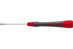 Wiha 42383 Series 260P - Destornillador de punta fina con ranura (1,2 mm x 40 mm)