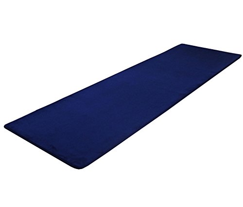 Alfombrilla antideslizante resistente al agua, antibacteriana, para cocina, baño o estaciones de trabajo, poliéster, Blue 16"×48", 16"×48"