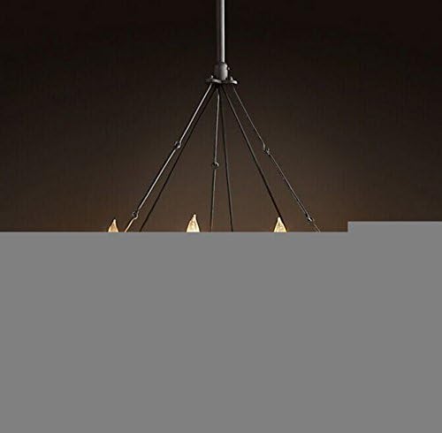LIVY American - style American style chandelier living room bar living room decoration personalized coffee shop Samurai candle chandeliers