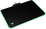 AmazonBasics Hard Gaming Mouse Pad with LED Lightning Effects