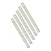 NAILFUN Colour Fan with 50 Natural White Tip Sticks and Metal Ring
