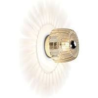Leds-c4 sunny - Aplique sunny e14 40w cromo/cristal transparente