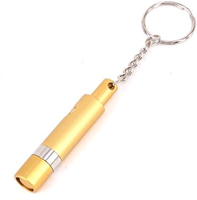 Eastweed Cigar Punch Bullet Style Polish Cut Keychain Punch with 7 mm Hole (Silver &amp; Black &amp; Gold) (gold)