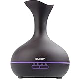 ★【7 LED FARBLICHTER STIMMUNGSLICHTER】Individuelle Farbeinstellung , automatisch wechselnde oder Licht AUS-Funktion möglich. Dieser LED Aroma Diffusor verfügt sieben verschiedene Farblichter. Jedes Stimmungslicht hat eine starke Helligkeitsstufe und eine leichtere Helligkeitsstufe pro Farbe. Man kann sich eine Farbe auswählen, oder den automatischen Farbwechsel einstellen. Das weiche Licht schafft eine romantische Atmosphäre, die Ihnen hilft, der Hektik des modernen Lebens zu entfliehen.