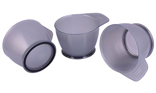 3 Schüsseln zum Haarfarben anmischen, Haarsalon- Farbmischschüsseln – 300 ml (3er Pack)