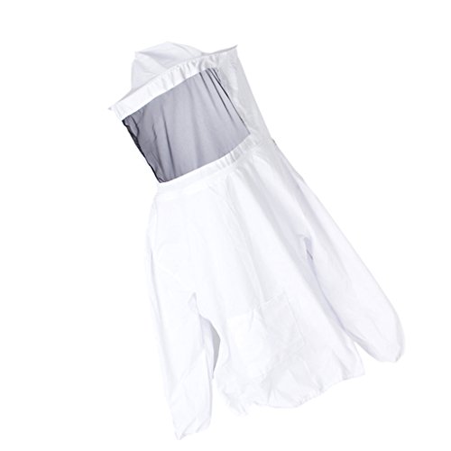 Imkerjacke Imkeranzug Professionelle Imker Bienenschutz Hut & Schal Bienenschutz Jacke Kittel - 5